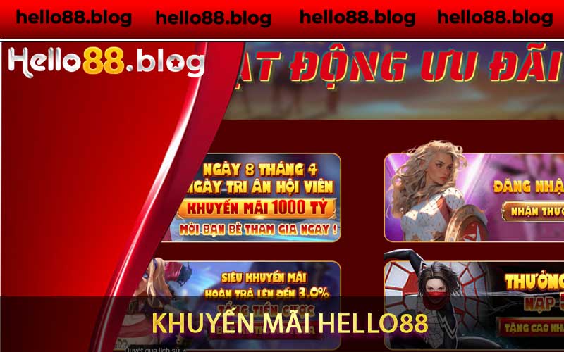 khuyến mãi hello88